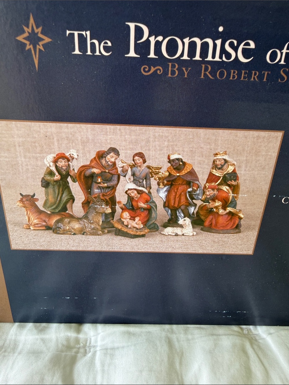 The Promise of Christmas Nativity Set - Navy Blue Box